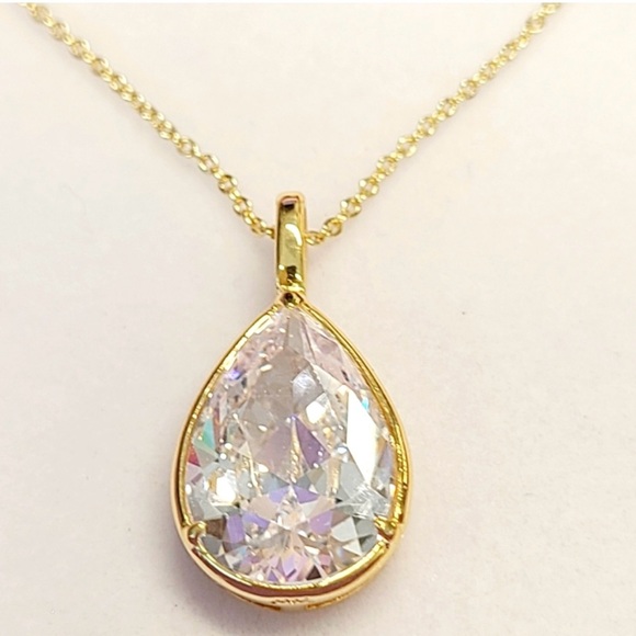 BRAND NEW MELINDA MARIA ‘It’s So Stunning’ TEARDROP NECKLACE-  GORGEOUS 🤩🌸🫶 - Picture 6 of 11